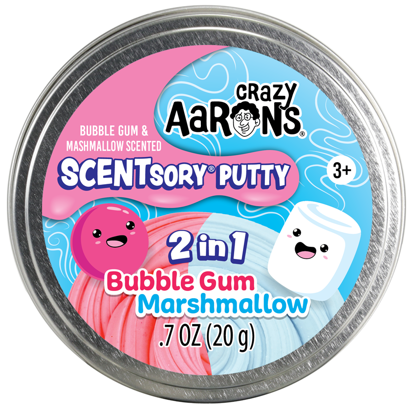 Crazy Aaron s Bubblegum Marshmallow Scentsory Putty