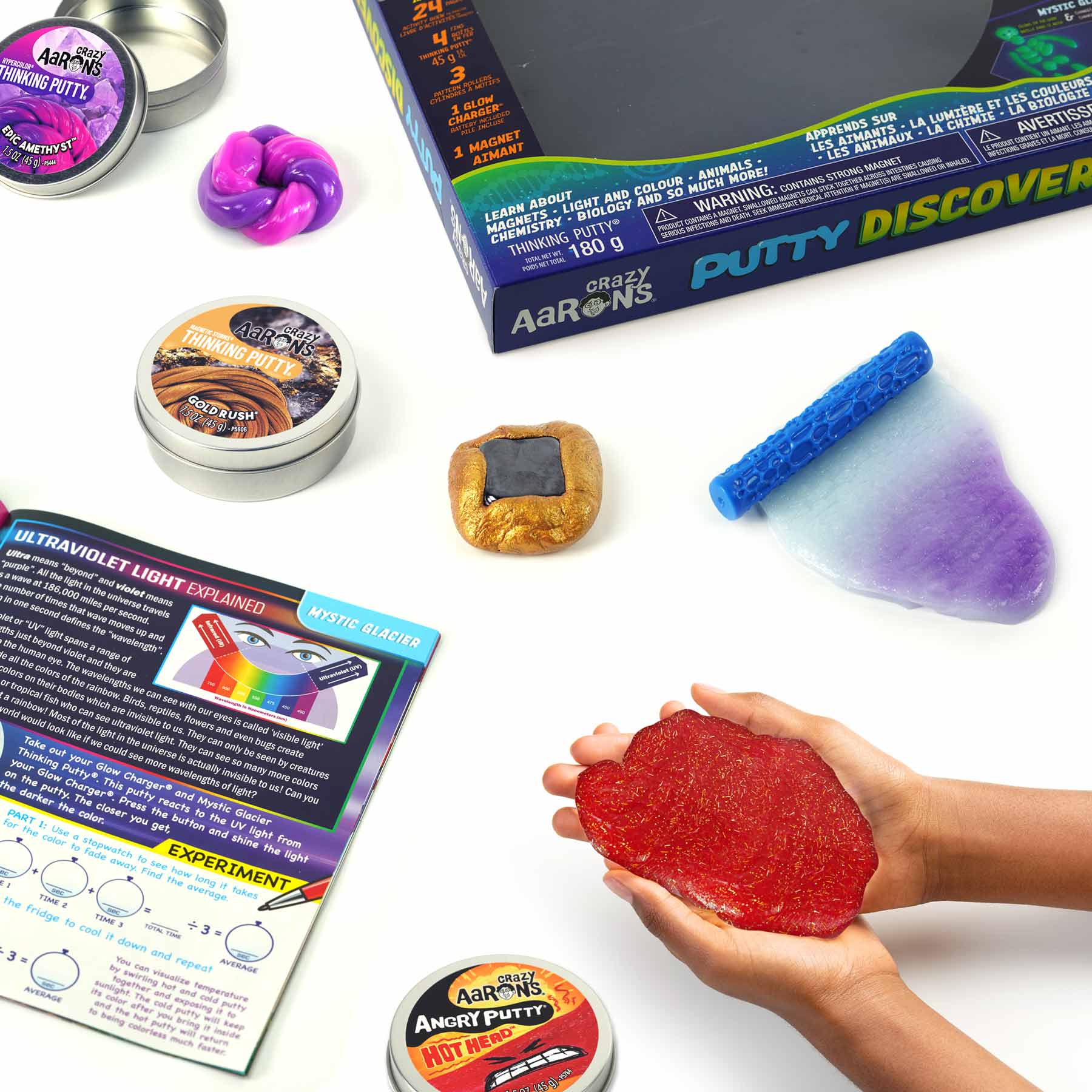 Crazy Aaron’s® Putty Discovery Kit™ Hide store Inside new