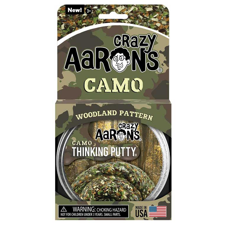 Package of Camo Crazy Aaron's Thinking Putty®.