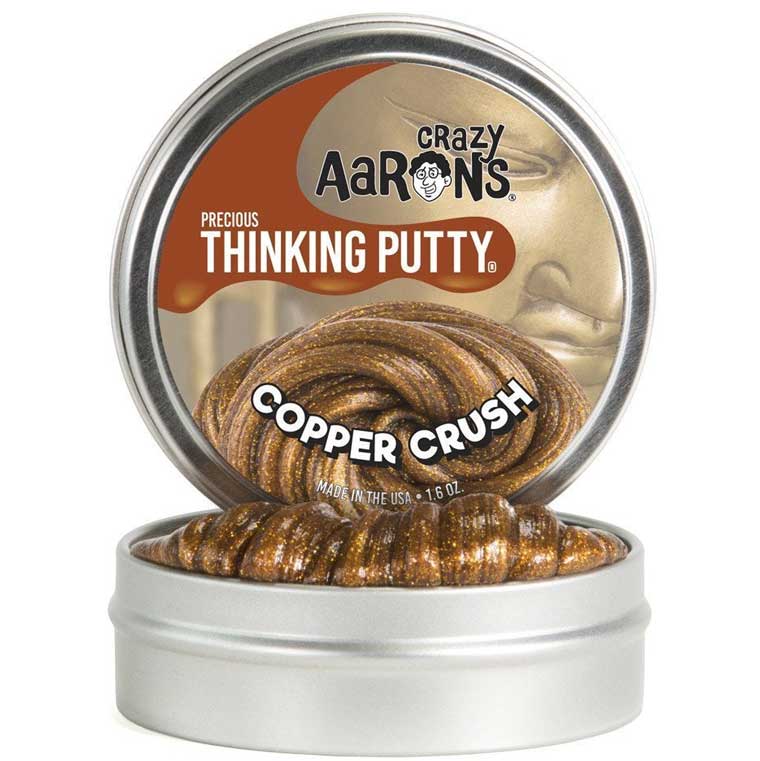 Tin pf Crazy Aaron's Copper Crush Thinking Putty®.