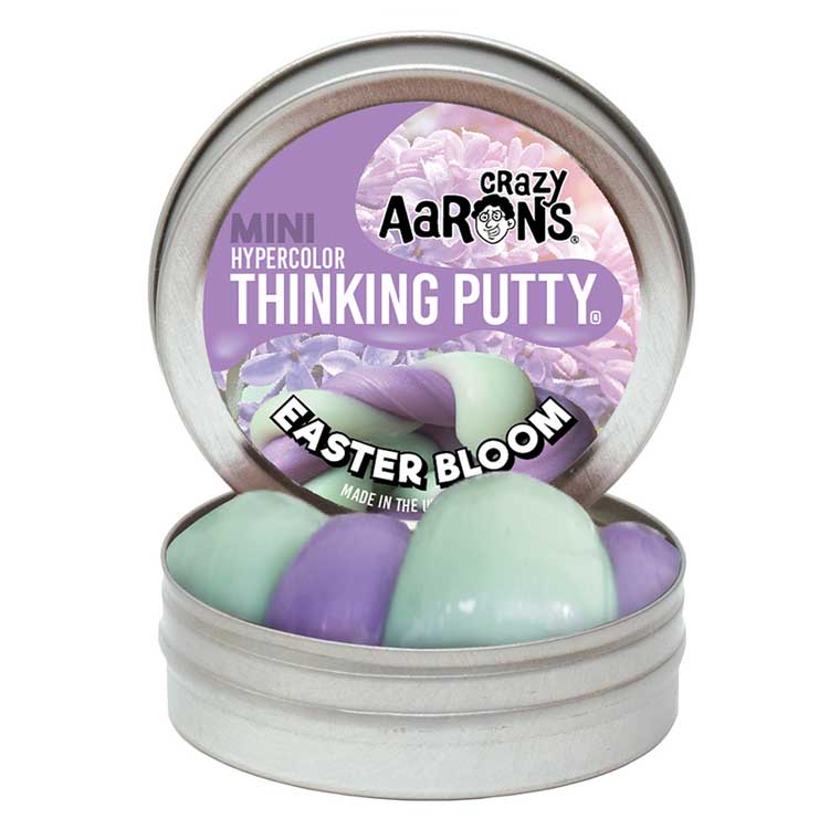 Mini tin of Crazy Aaron's Easter Bloom Hypercolor® Thinking Putty®.