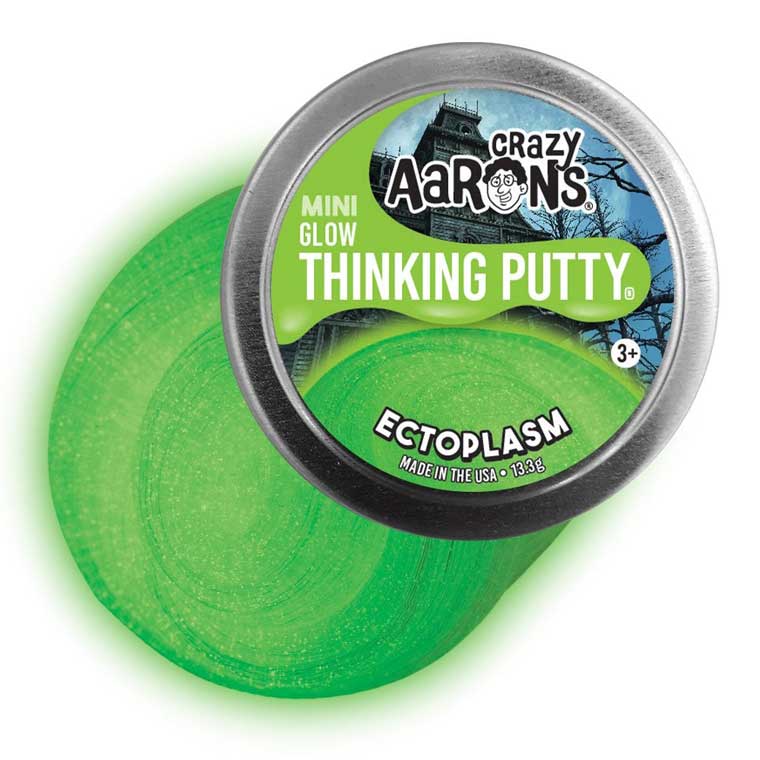 Mini tin of Crazy Aaron's Ectoplasm Thinking Putty®.