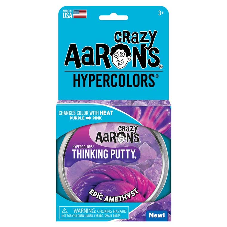 Package of Crazy Aaron's Epic Amethyst Hypercolor® Thinking Putty®.
