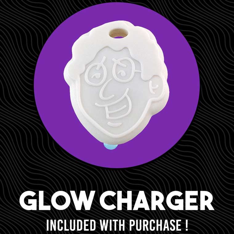 Glow charger included with purchase