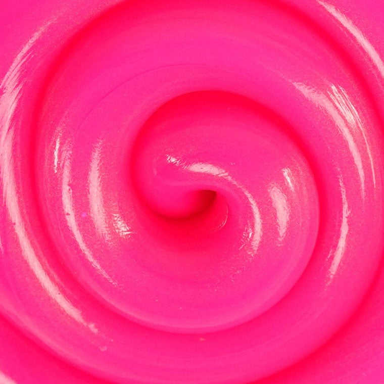 Close up texture of hot pink putty.