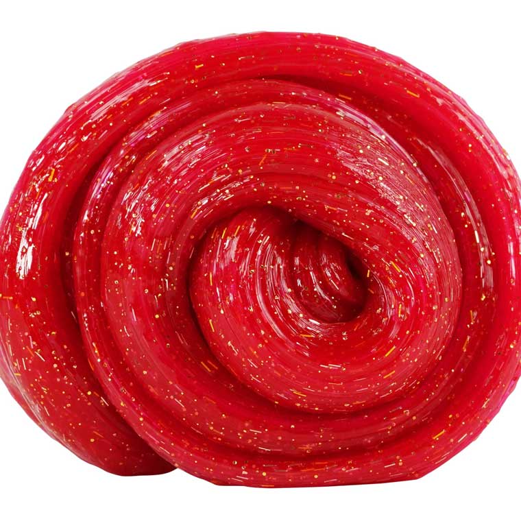 Close up detail of red Angry Putty™.