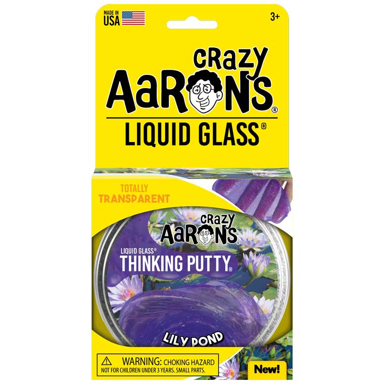 Package of Crazy Aaron's Lily Pond Liquid Glass® Thinking Putty®. 