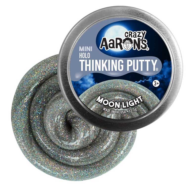 Mini tin pf Crazy Aaron's Moon Light Thinking Putty®.