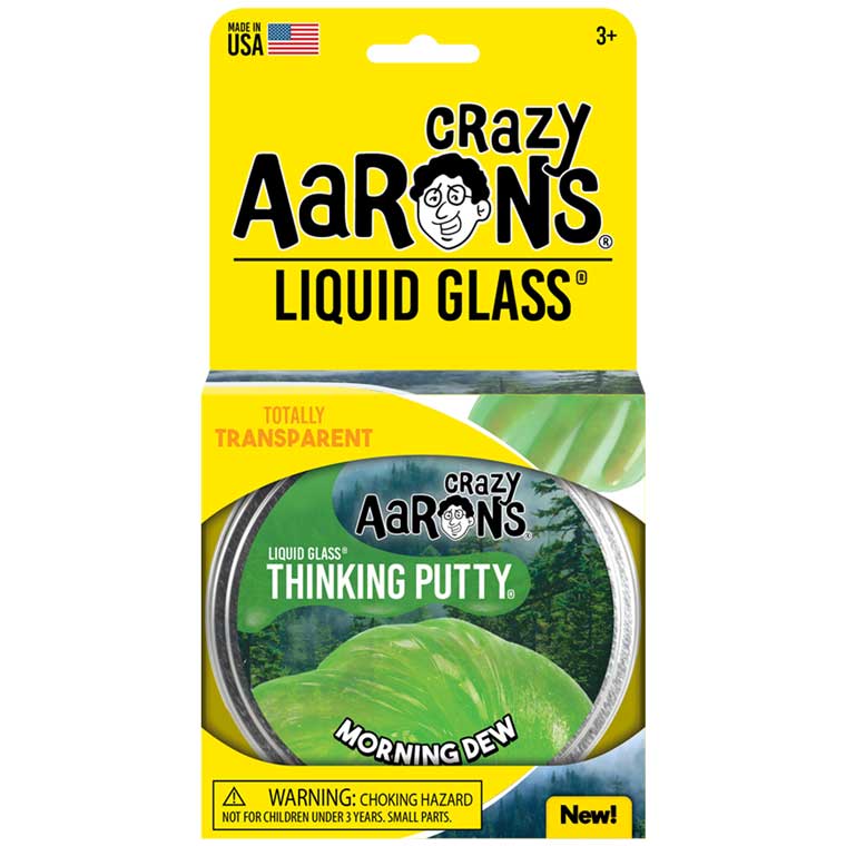 Package of Morning Dew Crazy Aaron's Liquid Glass® Thinking Putty®.