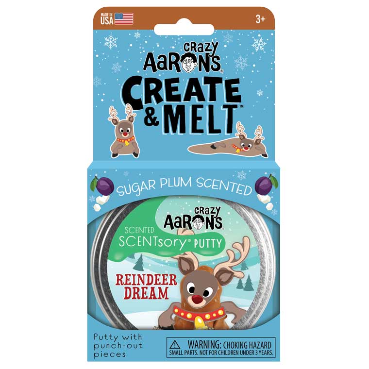 Package of Crazy Aaron's Reindeer Dream SCENTsory™ Thinking Putty®.