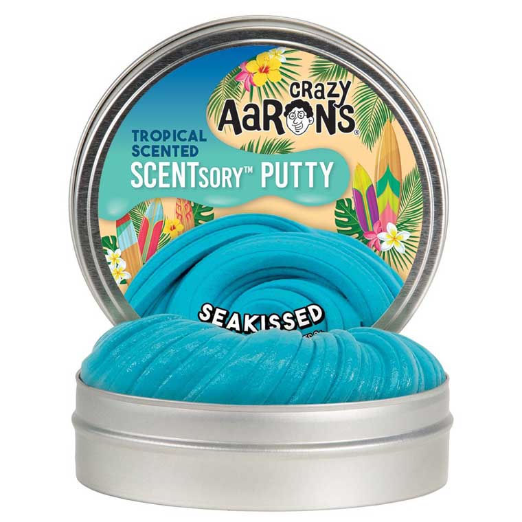 Tin of Crazy Aaron's Seakissed SCENTsory™ Thinking Putty®.