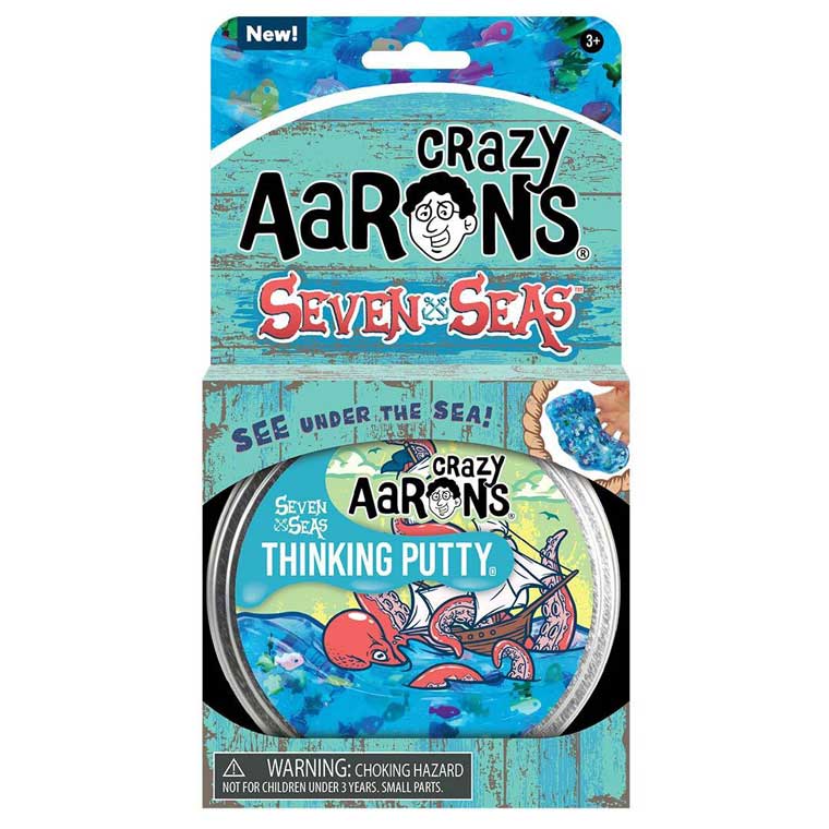 Package for Crazy Aaron's Seven Seas Thinking Putty®.