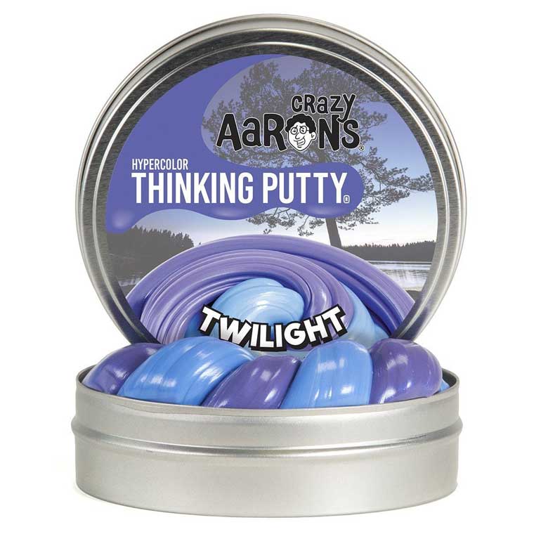 Tin of Crazy Aaron's Twighlight Hypercolor® Thinking Putty®.